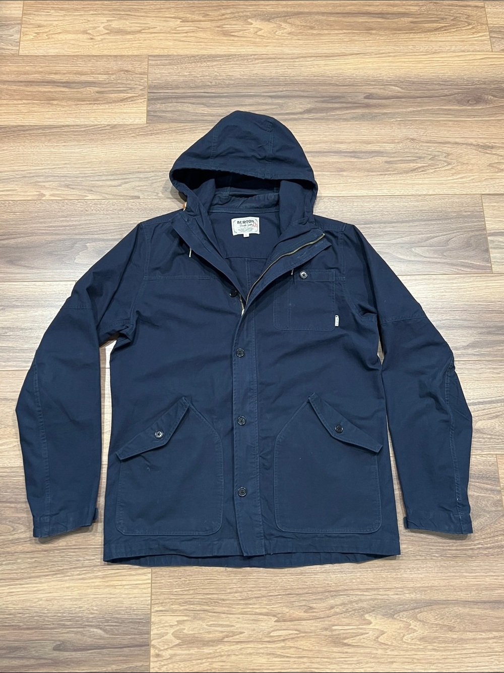 Burton Drover Marin Jacket in Eclipse Navy Blue Size Large